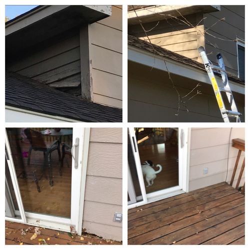 We had rotten siding replaced in 2 separate areas 