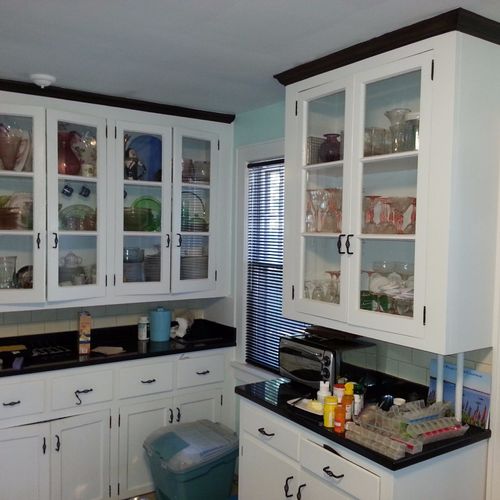 My 20 old kitchen cabinets looks as brand new,than