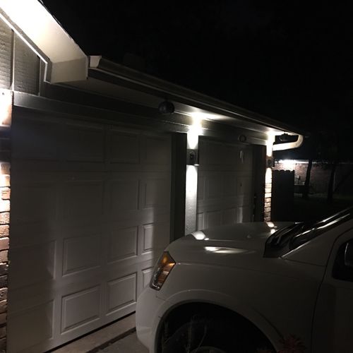I wanted to add exterior lightning to my home. I o