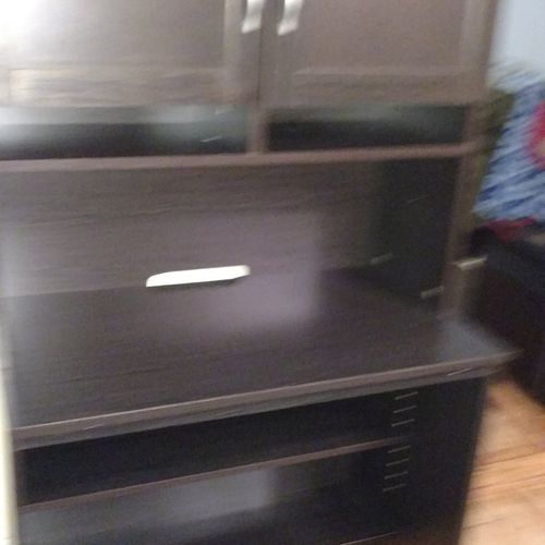 I hired Kevin to put together a computer desk that