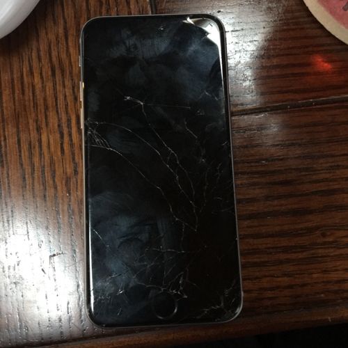 My son had dropped his iPhone 6s and cracked the s