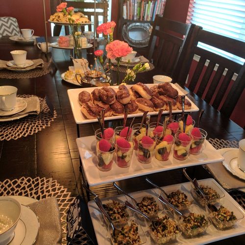 I contacted Chef Casandra with a catering idea for