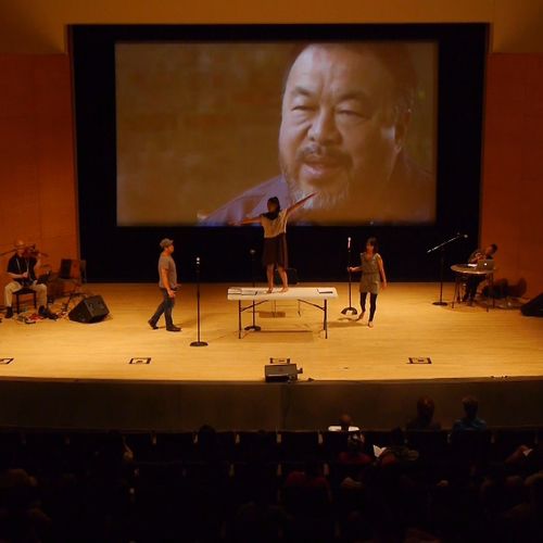 Lee videographed a live multidisciplinary performa