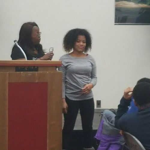 Traci was a guest speaker at a youth event I hoste