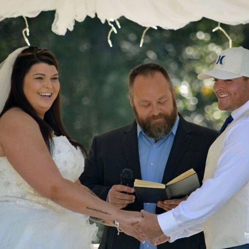 He is an awesome Officiant. He really did a great 