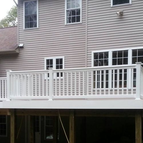 New deck installed this past summer. This was a hi