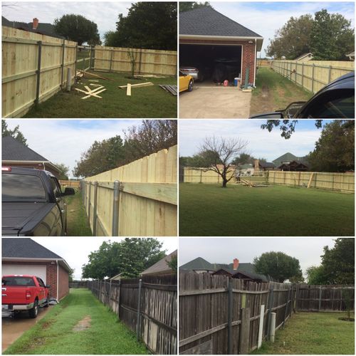 I had a quality, well built fence completed by a f