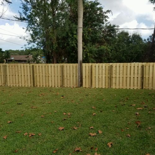 Chris Cash removed my old fencing and installed a 