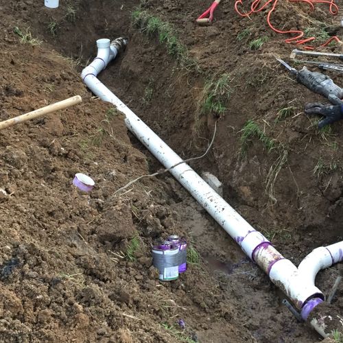 I had a main sewer line disturbance that needed to
