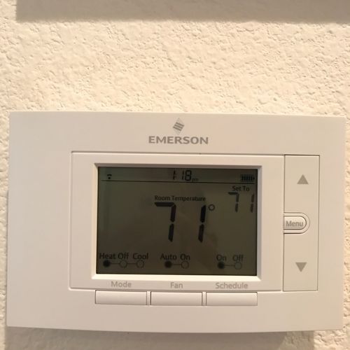 Recently had new Sansi wifi thermostat installed b