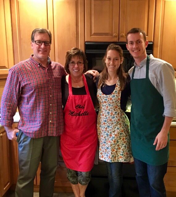 Kim came to our home to teach us three Thai dishes