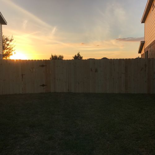 Marco installed a brand new fence for my neighbor 