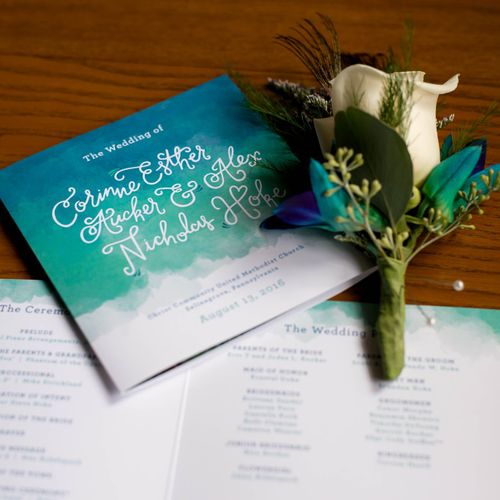 Lettered Love Studios designed our Save the Dates,