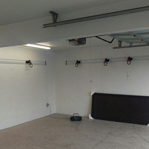 Chad transformed my garage and other areas  of my 