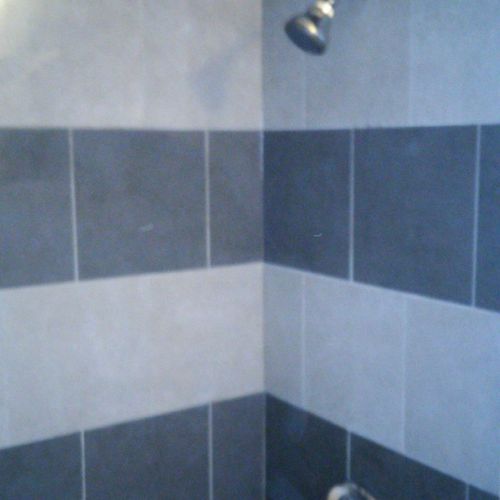 Miro of MD Custom Tile took on a tricky project; a