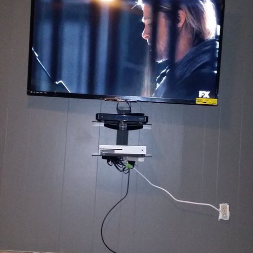 Tv mount. ...Zack was very professional and did a 