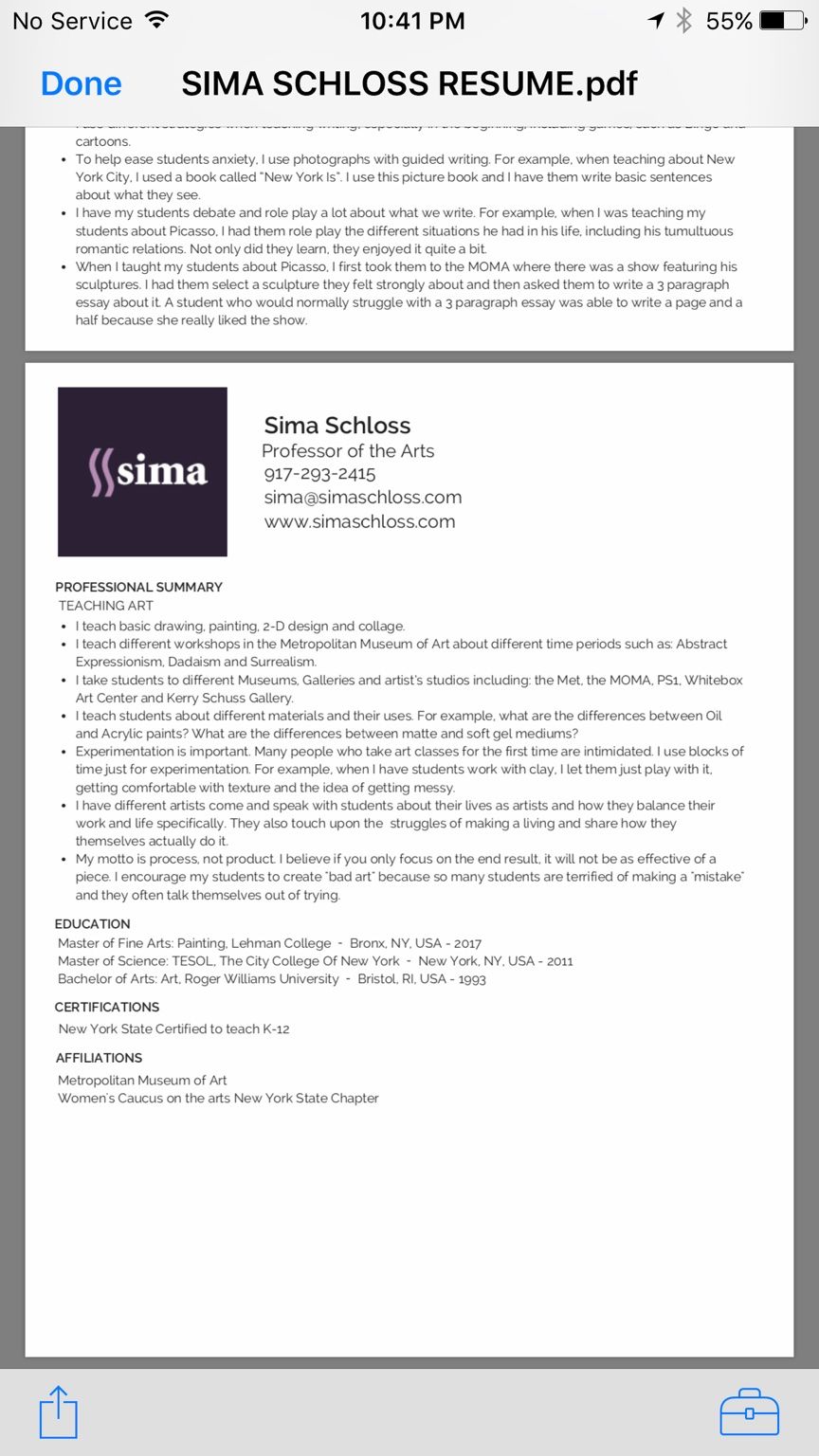 Projects and media