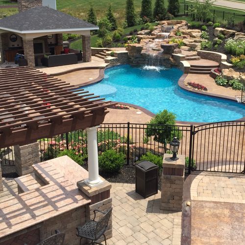Beautiful, one of a kind pool and outdoor living s