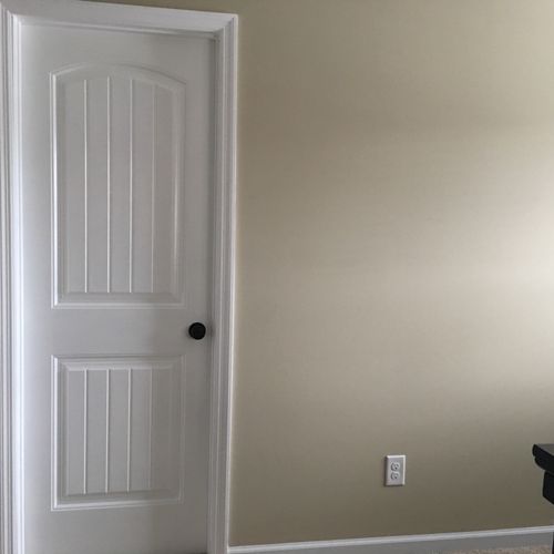I got an interior door installed by Paul. From the