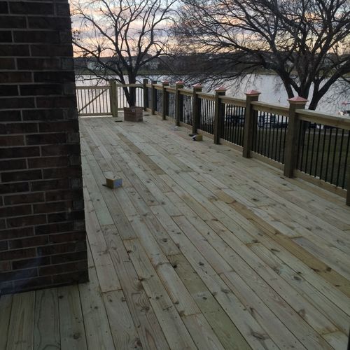Mark and his guys did an AMAZING job on my deck re
