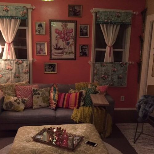 Damon designed my dream living room. He wonderfull