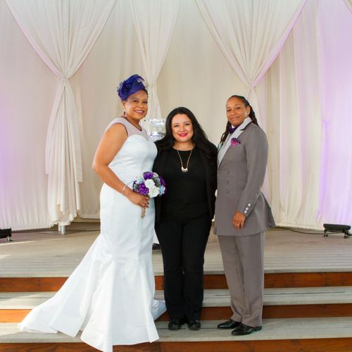 Audrie is a wonderful officiant! She tailored our 