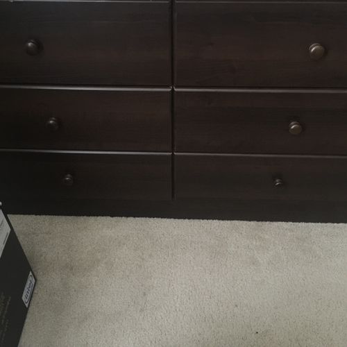 I bought 6-drawer dresser, and one look at the dre