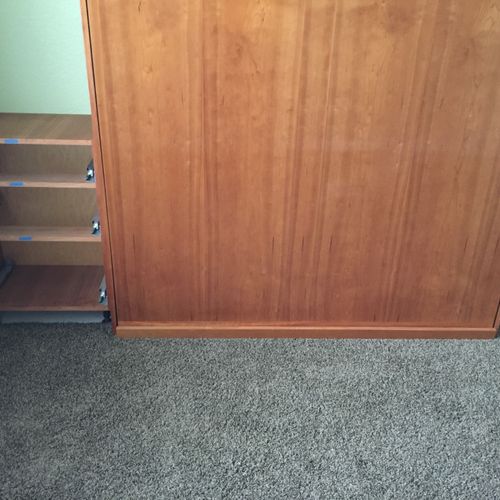 I have a Murphy bed cabinet that was initially ins