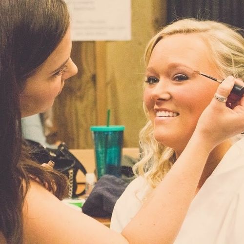 Katie did my make up for my wedding and all my bri