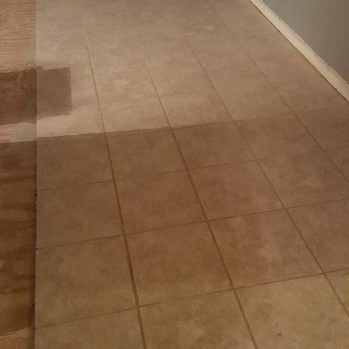 They redone my kitchen floor, we had a water issue