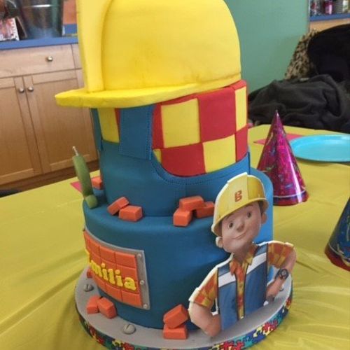 Great Bob the Builder cake for my daughter's 2nd b