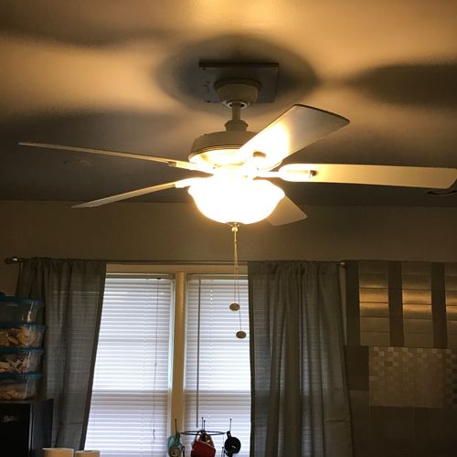 Kitchen Fan in my Kitchen was never centered. We f
