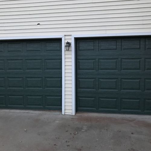 Stephen installed my garage doors very quickly and
