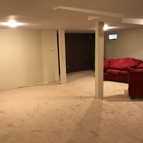 Had a glue down carpet in my basement over 900 squ