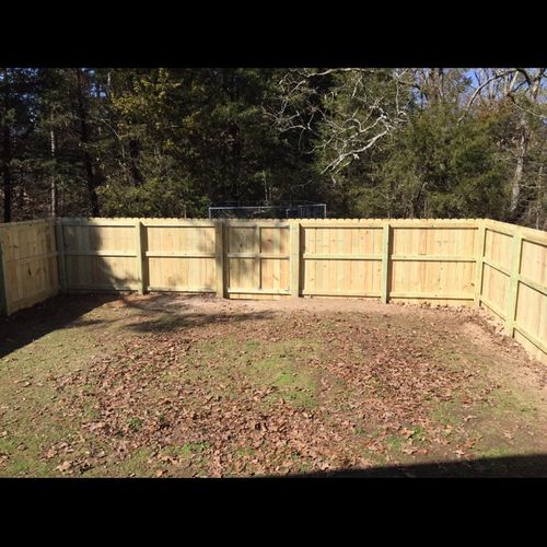 Awesome job!! If you want a fence done right, and 