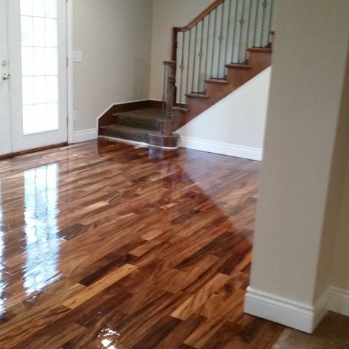 I have used albas flooring for refinishing my hard