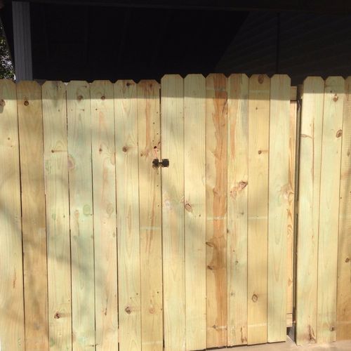 I'm very pleased with my privacy fence project. Wh