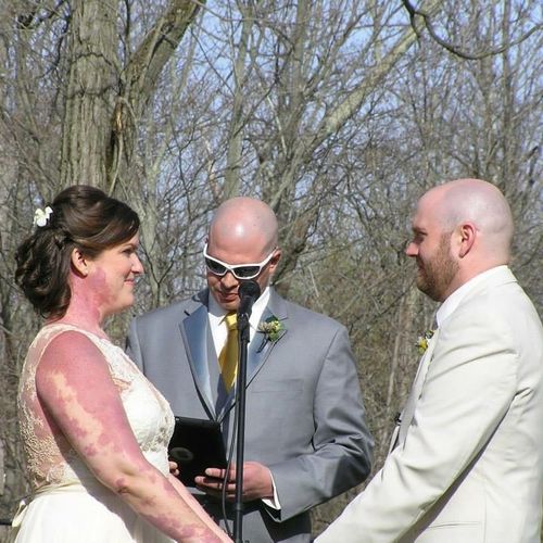 We couldn't have hired a better officiant for our 