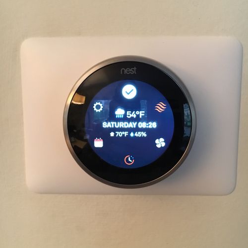 Carnot installed my previously purchased Nest ther
