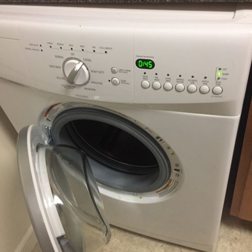I had an issue with my washing machine not coming 