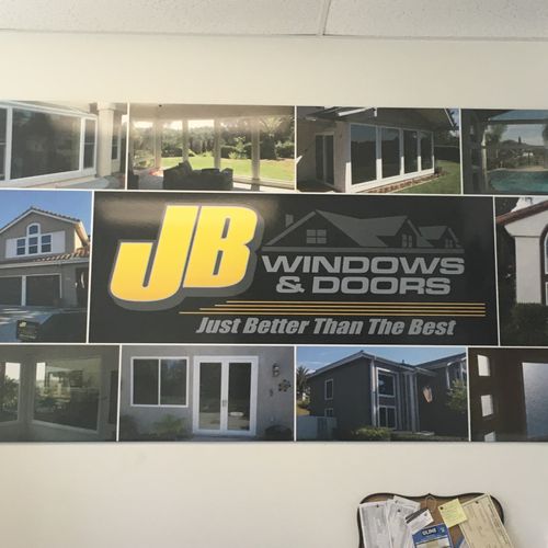 I own a Window & Door company here in San Diego,  