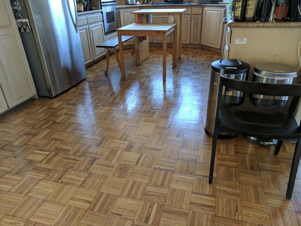 Magical Flooring did a great job polishing (screen