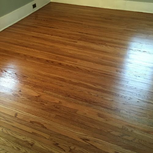 Steve refinished all the wood floors in my 1925 bu