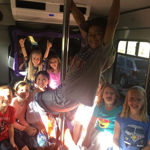 Had a party bus for my daughters 8th Birthday! The
