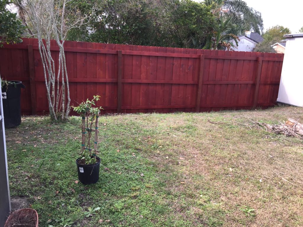 Needed old fence taken down and a new wooden fence