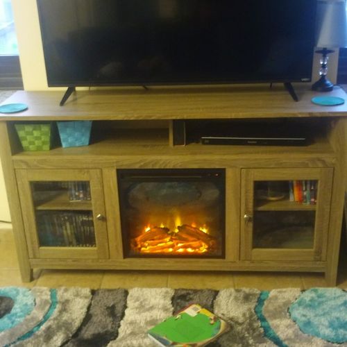 I needed this entertainment center and bookcase pu