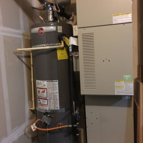 Replacement of hot water heater!