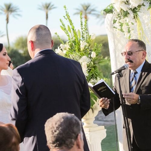 Pastors Sal conducted my wedding ceremony. He did 