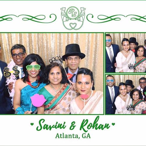 Photobooth services at my wedding reception. All t