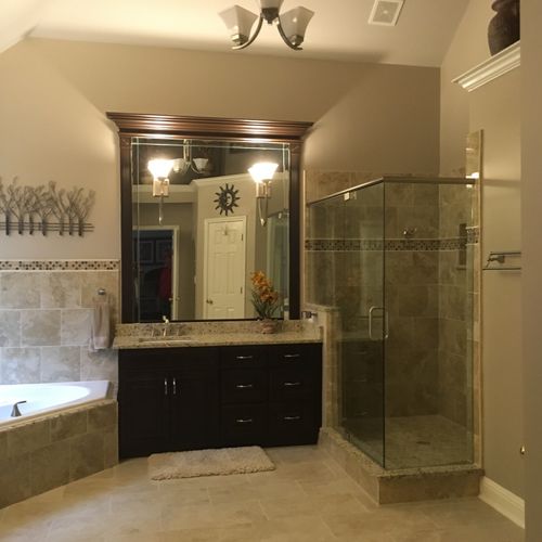 Gustavo and Alejandra remodeled our master bath an